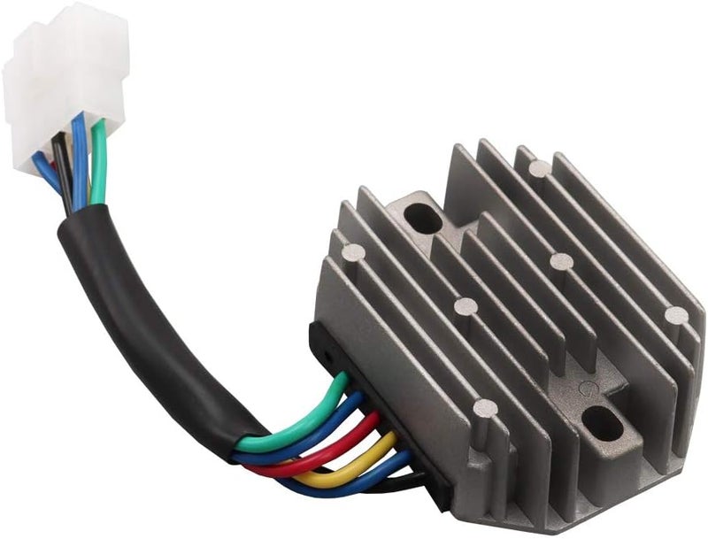 JSMANCAVE Voltage Regulator Rectifier Fits For Kubota Grasshopper Kokusan Denki Yanmar ZD18 ZD21 ZD25 718D 721D 1822D 721G RTV500 185530 RS5101 15351-64600 15351-64601 15351-64603 15531-64601 19267-64600 - Image 3